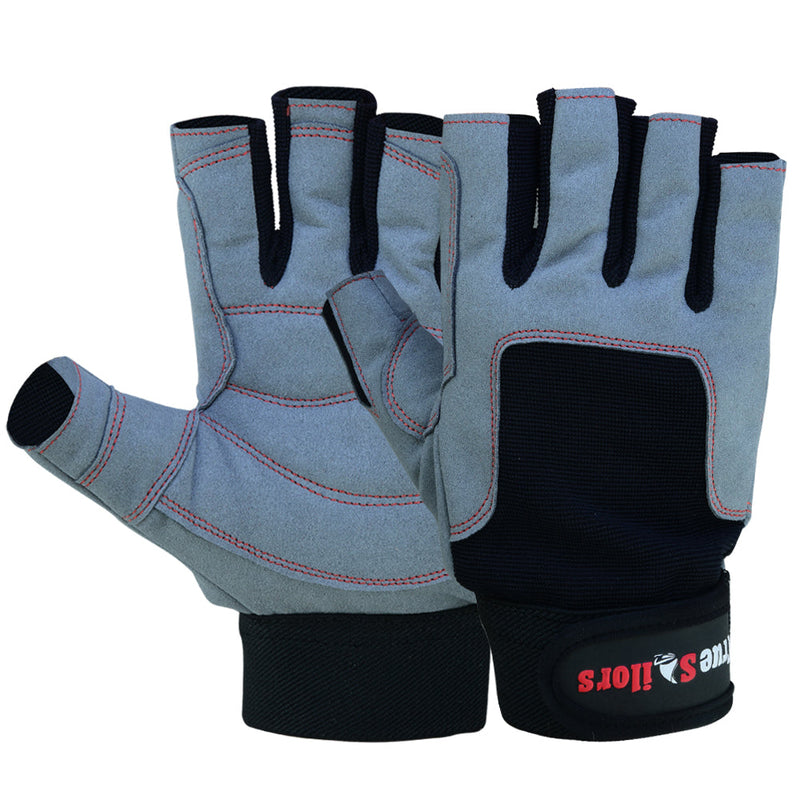 Load image into Gallery viewer, MRX - Sailing Gloves All Cut Fingers Blue Grey Kayaking Watersports
