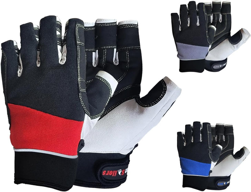 Load image into Gallery viewer, MRX - True Sailors - Sailing Gloves Kayaking Yachting Dinghy Rope Fishing Short Finger Glove
