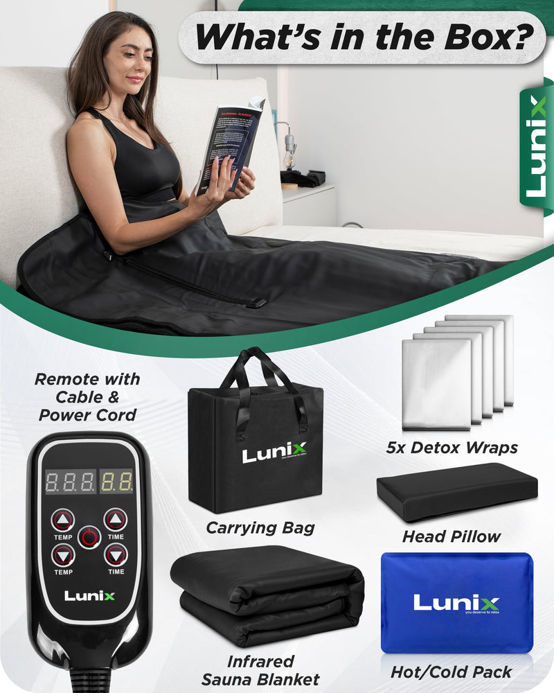 Load image into Gallery viewer, Lunix - LX17 Infrared Sauna Blanket
