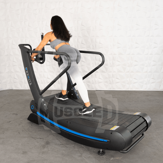 Muscle D Fitness - Commercial Self Powered Curve Treadmill - Standalone