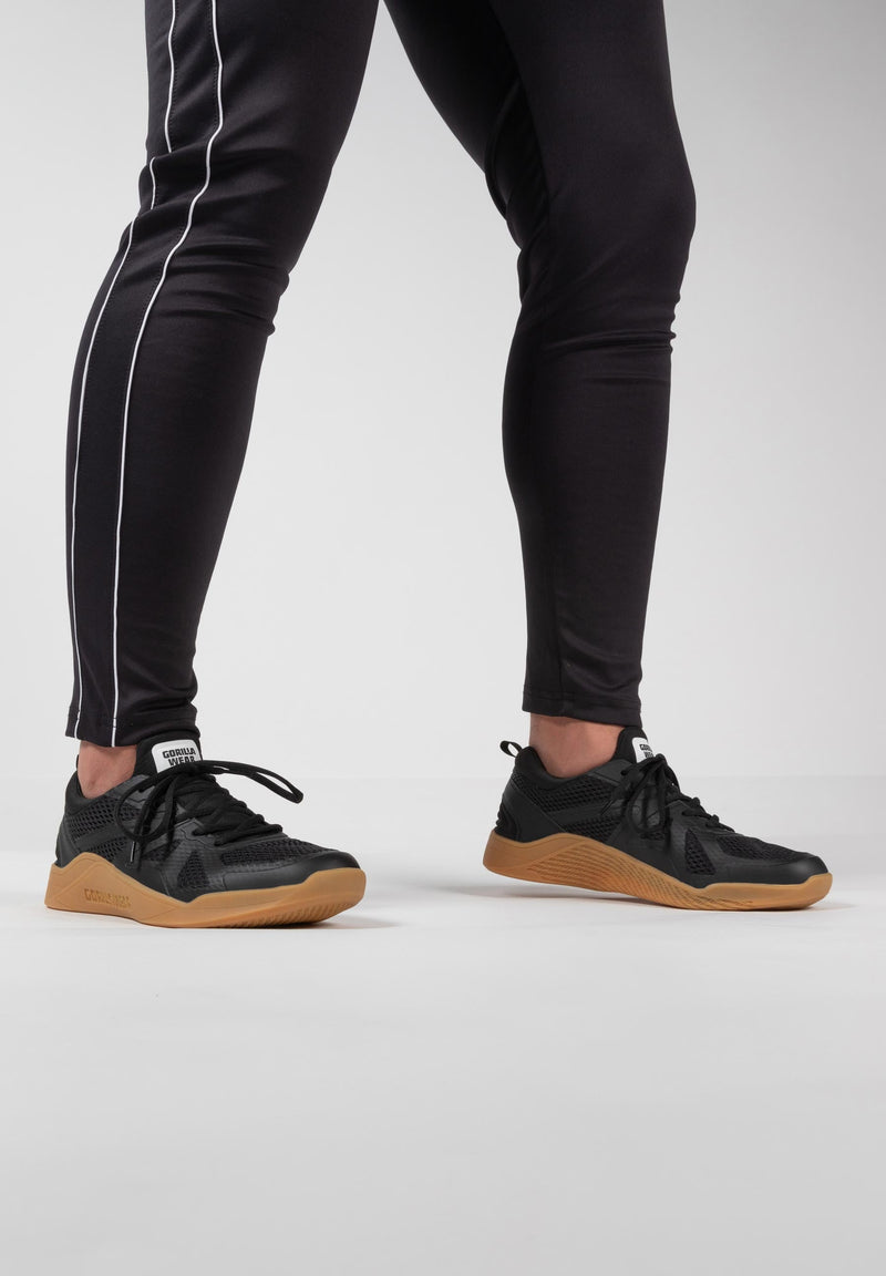 Load image into Gallery viewer, Gorilla Wear Gym Hybrids - Black/Brown - Unisex
