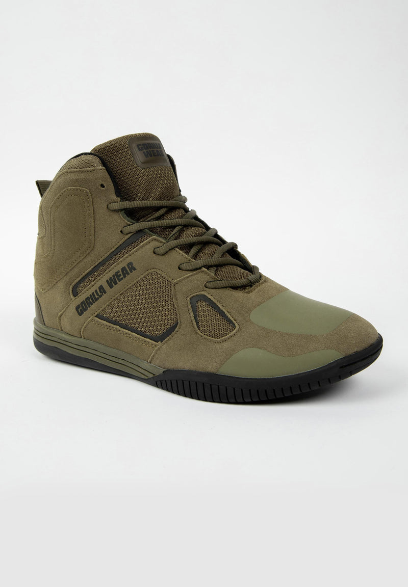 Load image into Gallery viewer, Troy High Tops - Army Green
