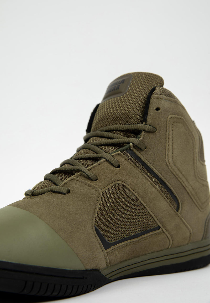 Load image into Gallery viewer, Troy High Tops - Army Green
