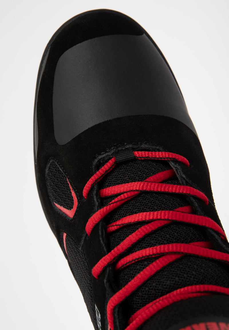 Load image into Gallery viewer, Troy High Tops - Black/Red
