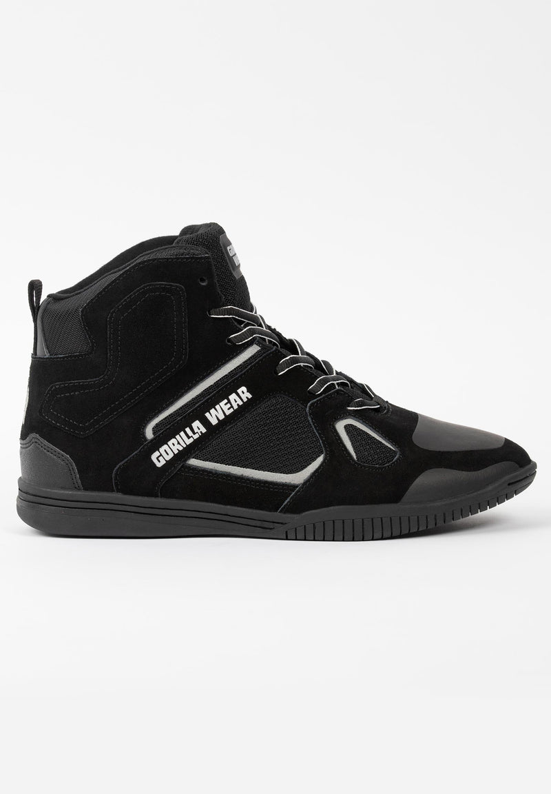 Load image into Gallery viewer, Troy High Tops - Black/Gray
