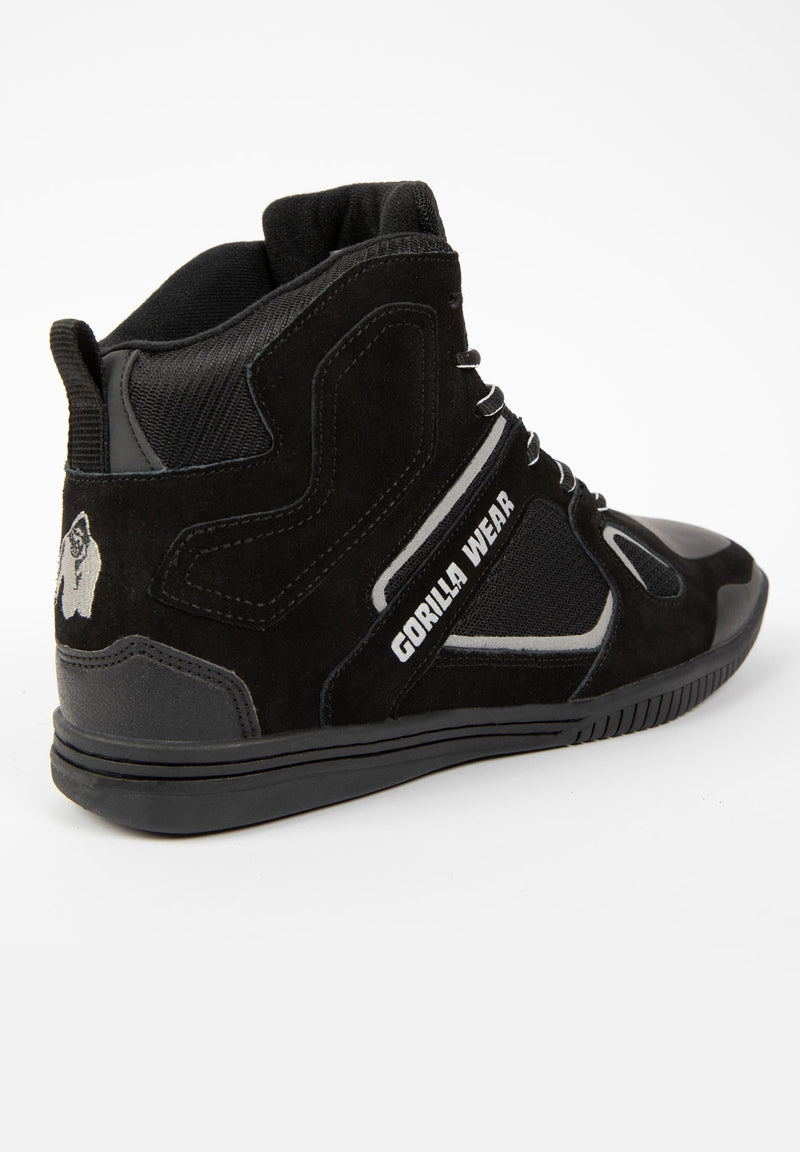 Load image into Gallery viewer, Troy High Tops - Black/Gray
