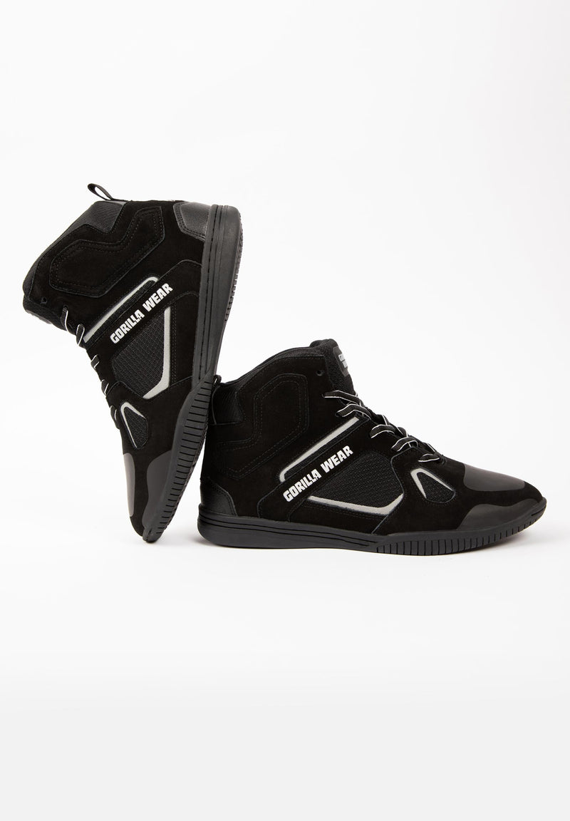 Load image into Gallery viewer, Troy High Tops - Black/Gray
