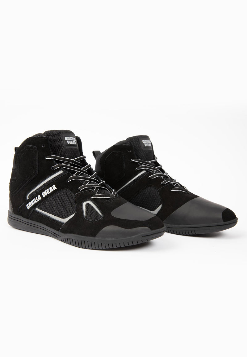 Load image into Gallery viewer, Troy High Tops - Black/Gray
