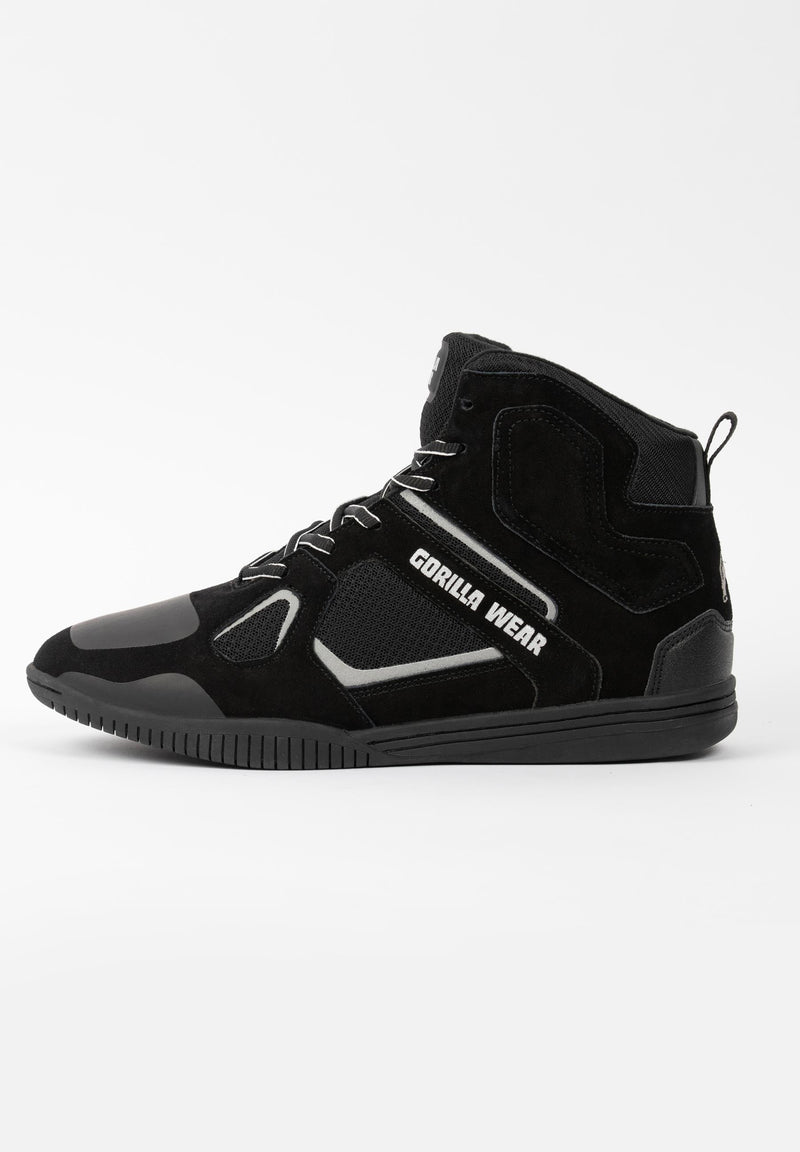 Load image into Gallery viewer, Troy High Tops - Black/Gray
