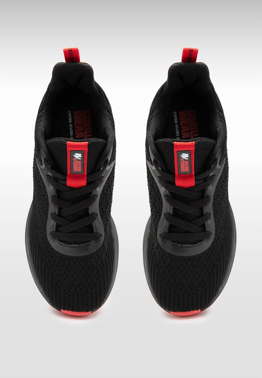 Milton Training Shoes - Black/Red