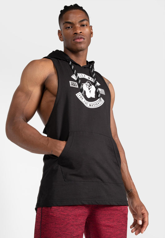 Lawrence Hooded Tank Top - Black
