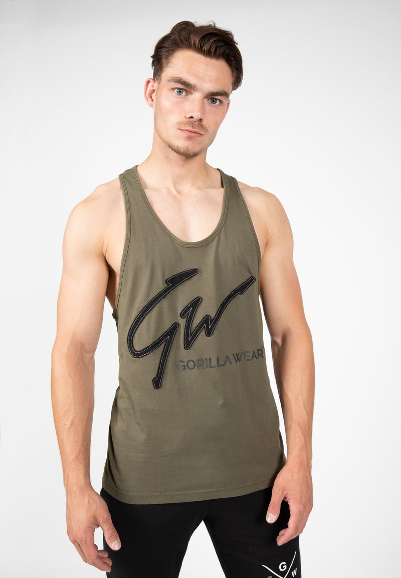 Load image into Gallery viewer, Evansville Tank Top - Army Green
