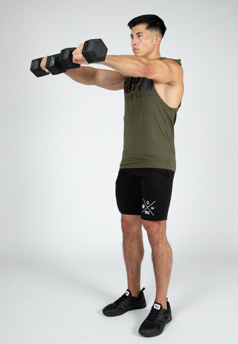 Load image into Gallery viewer, Rogers Hooded Tank Top - Green
