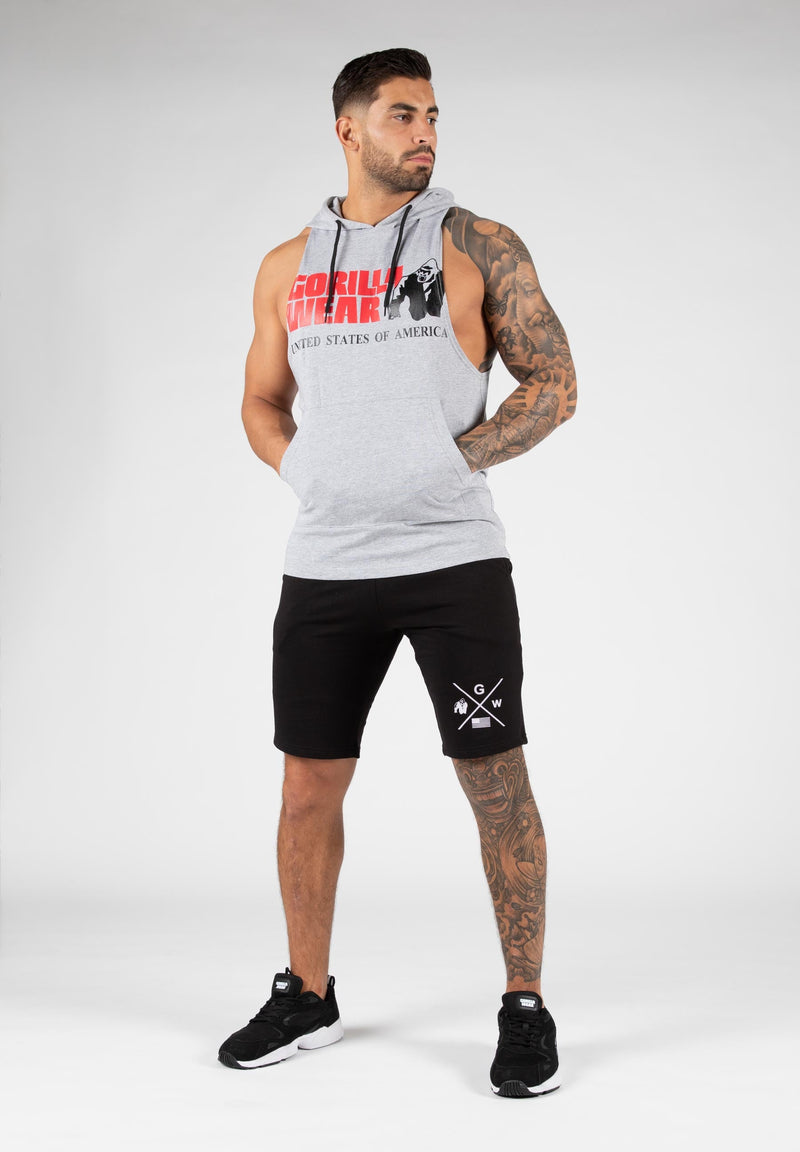 Load image into Gallery viewer, Rogers Hooded Tank Top - Gray Melange
