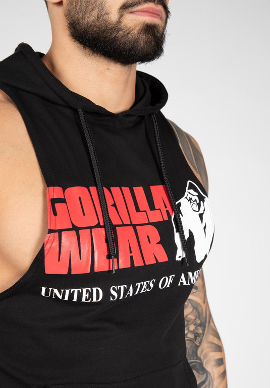Gorilla Wear - Rogers Hooded Tank Top - Black