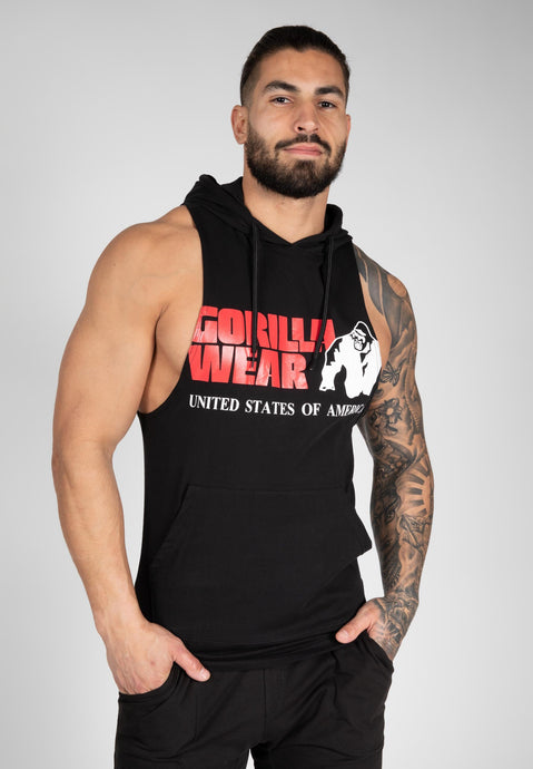 Rogers Hooded Tank Top - Black