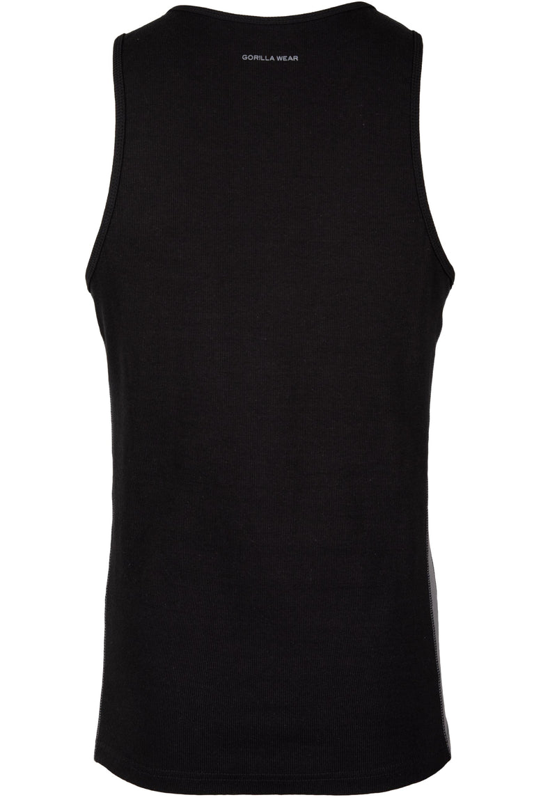 Load image into Gallery viewer, Richmond Rib Tank Top - Black/Gray
