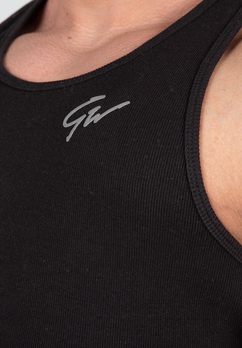 Load image into Gallery viewer, Richmond Rib Tank Top - Black/Gray

