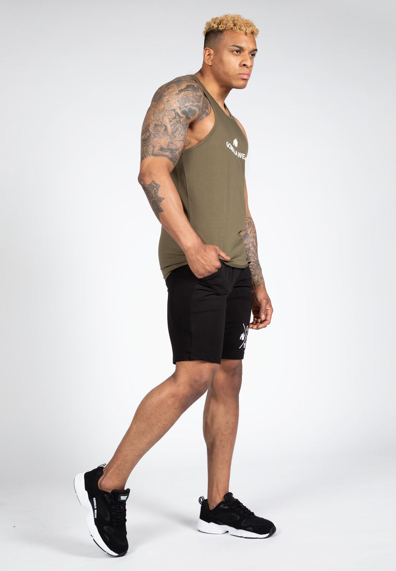 Load image into Gallery viewer, Carter Stretch Tank Top - Army Green
