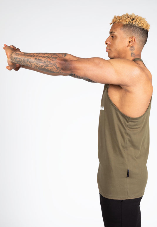 Carter Stretch Tank Top - Army Green