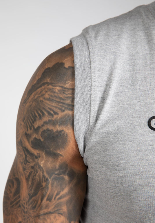 Sorrento Sleeveless T-Shirt - Gray