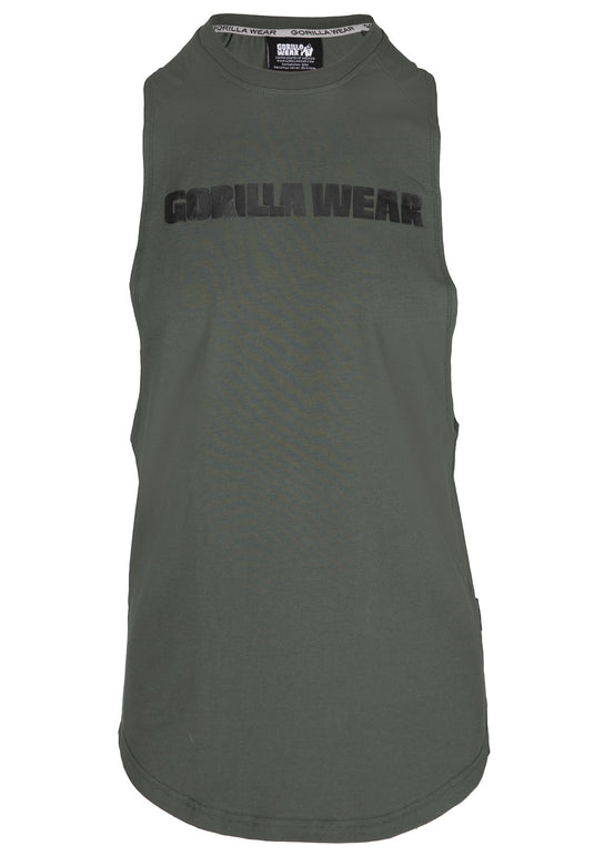 Milo Drop Armhole Tank Top - Green
