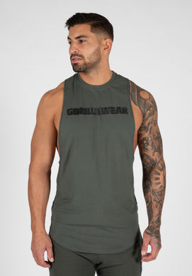 Gorilla Wear - Milo Drop Armhole Tank Top - Green