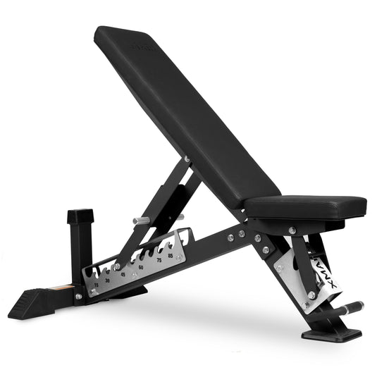 XMARK - Black Hawk Commercial Adjustable Weight Bench (Pre-assembled)