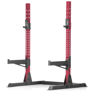 XMARK - Squat Rack Bench Press with Adjustable Safety Spotters