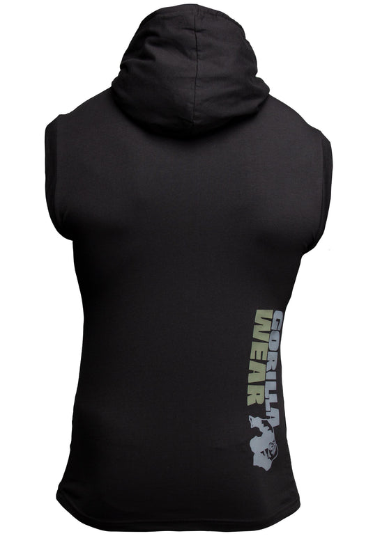 Melbourne S/L Hooded T-shirt - Black