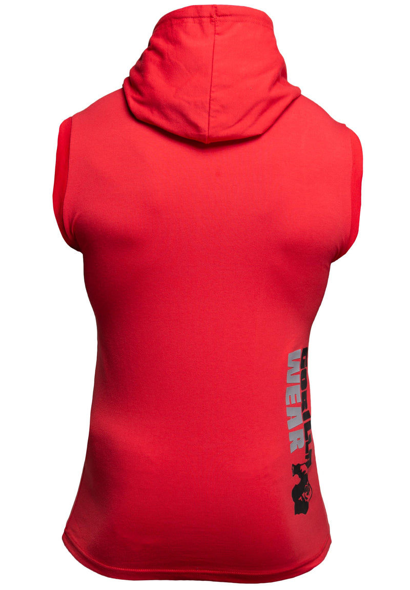 Load image into Gallery viewer, Melbourne S/L Hooded T-shirt - Red
