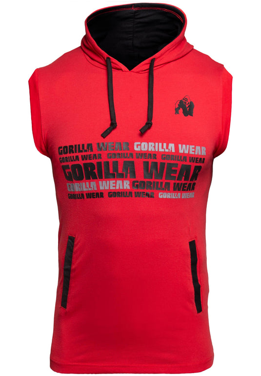 Melbourne S/L Hooded T-shirt - Red