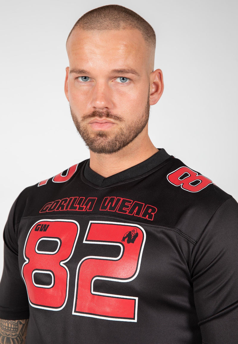 Load image into Gallery viewer, Fresno T-Shirt - Black/Red
