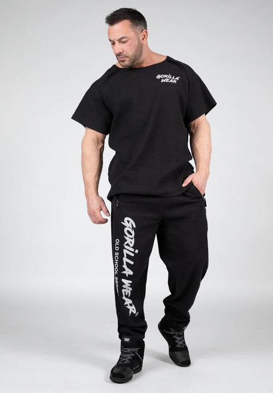 Augustine Old School Workout Top - Black