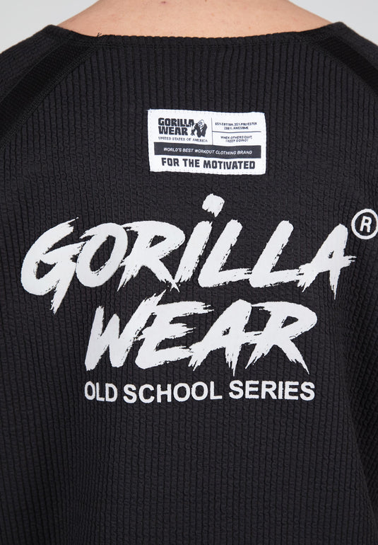 Augustine Old School Workout Top - Black