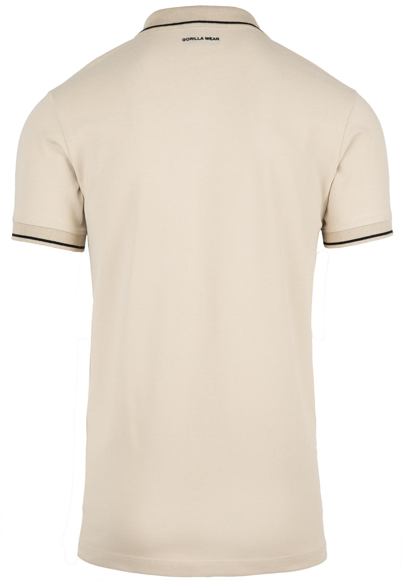 Load image into Gallery viewer, Gorilla Wear - Delano Polo - Beige/Black
