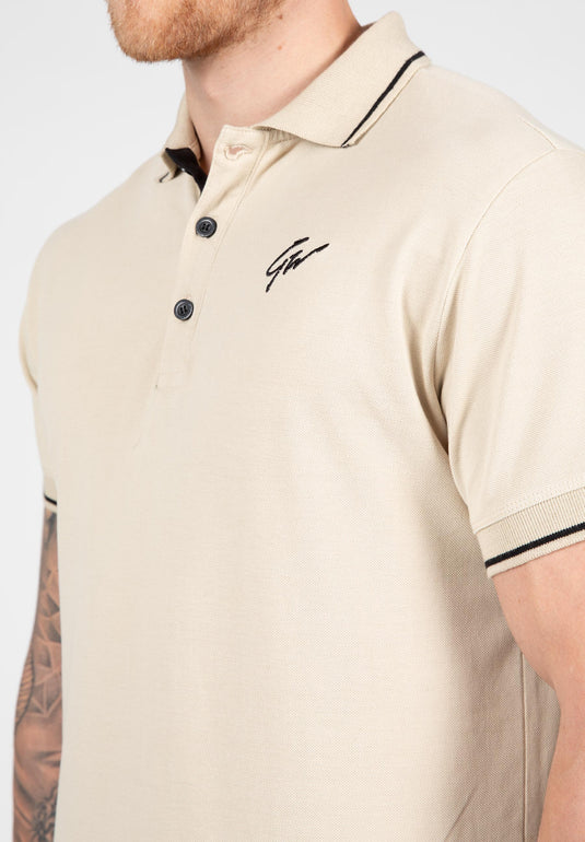 Gorilla Wear - Delano Polo - Beige/Black