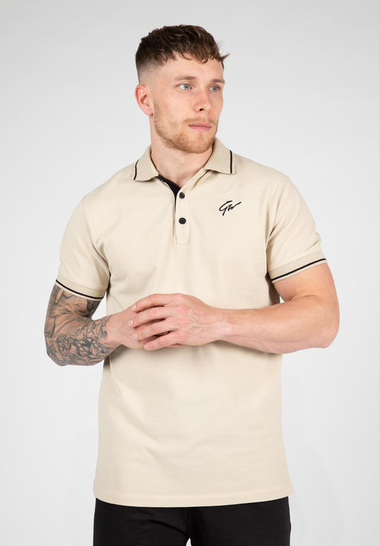 Gorilla Wear - Delano Polo - Beige/Black