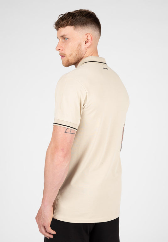 Gorilla Wear - Delano Polo - Beige/Black