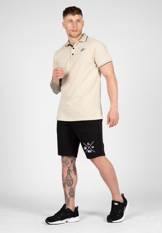 Gorilla Wear - Delano Polo - Beige/Black