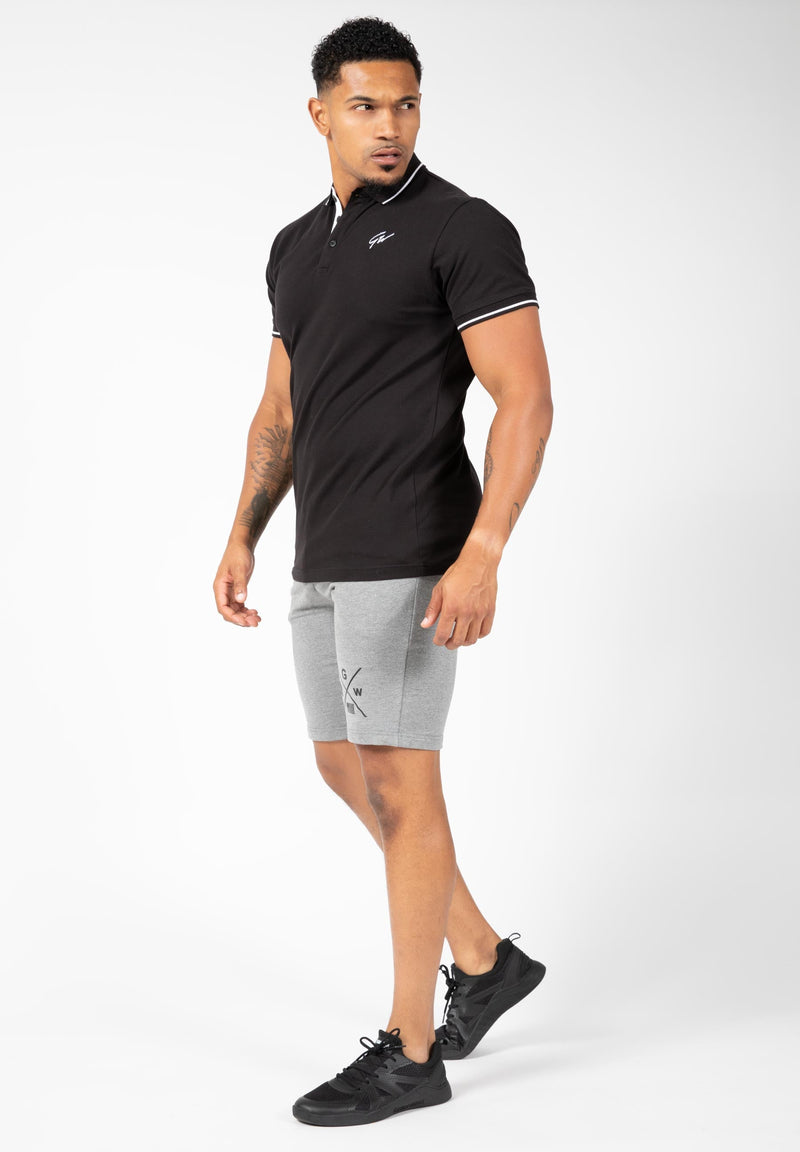Load image into Gallery viewer, Gorilla Wear - Delano Polo - Black/White
