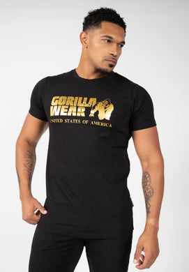 Gorilla Wear - Classic T-shirt - Black/Gold