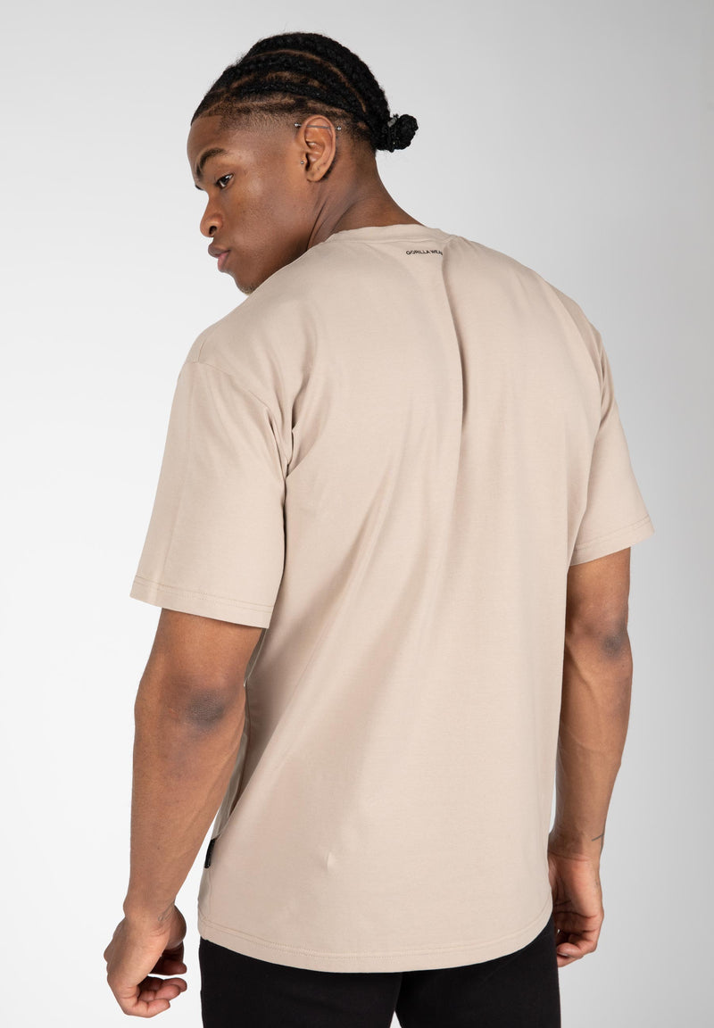 Load image into Gallery viewer, Dover Oversized T-Shirt - Beige
