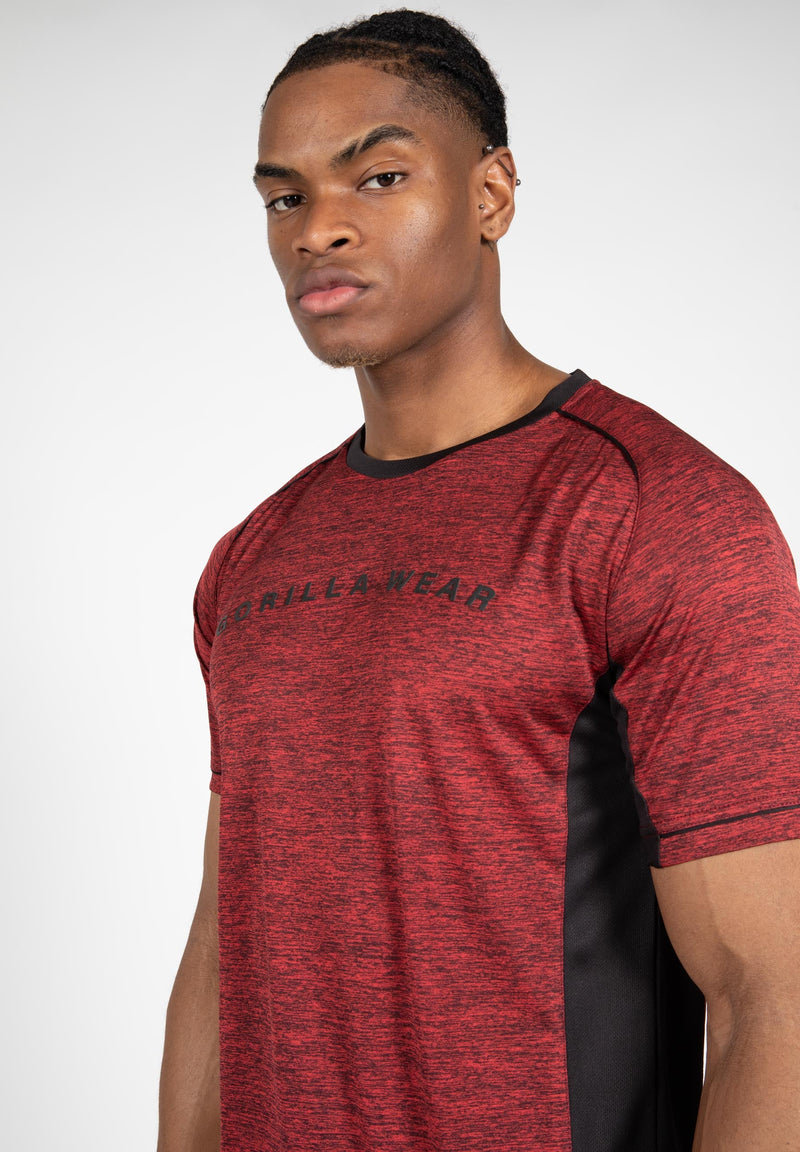 Load image into Gallery viewer, Fremont T-Shirt - Burgundy/Black

