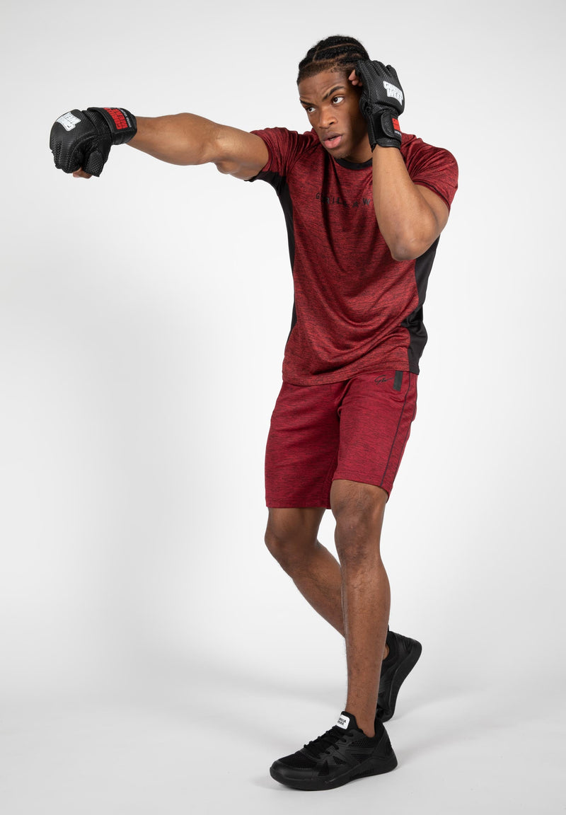 Load image into Gallery viewer, Fremont T-Shirt - Burgundy/Black
