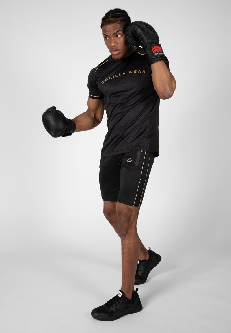 Load image into Gallery viewer, Fremont T-Shirt - Black/Gold
