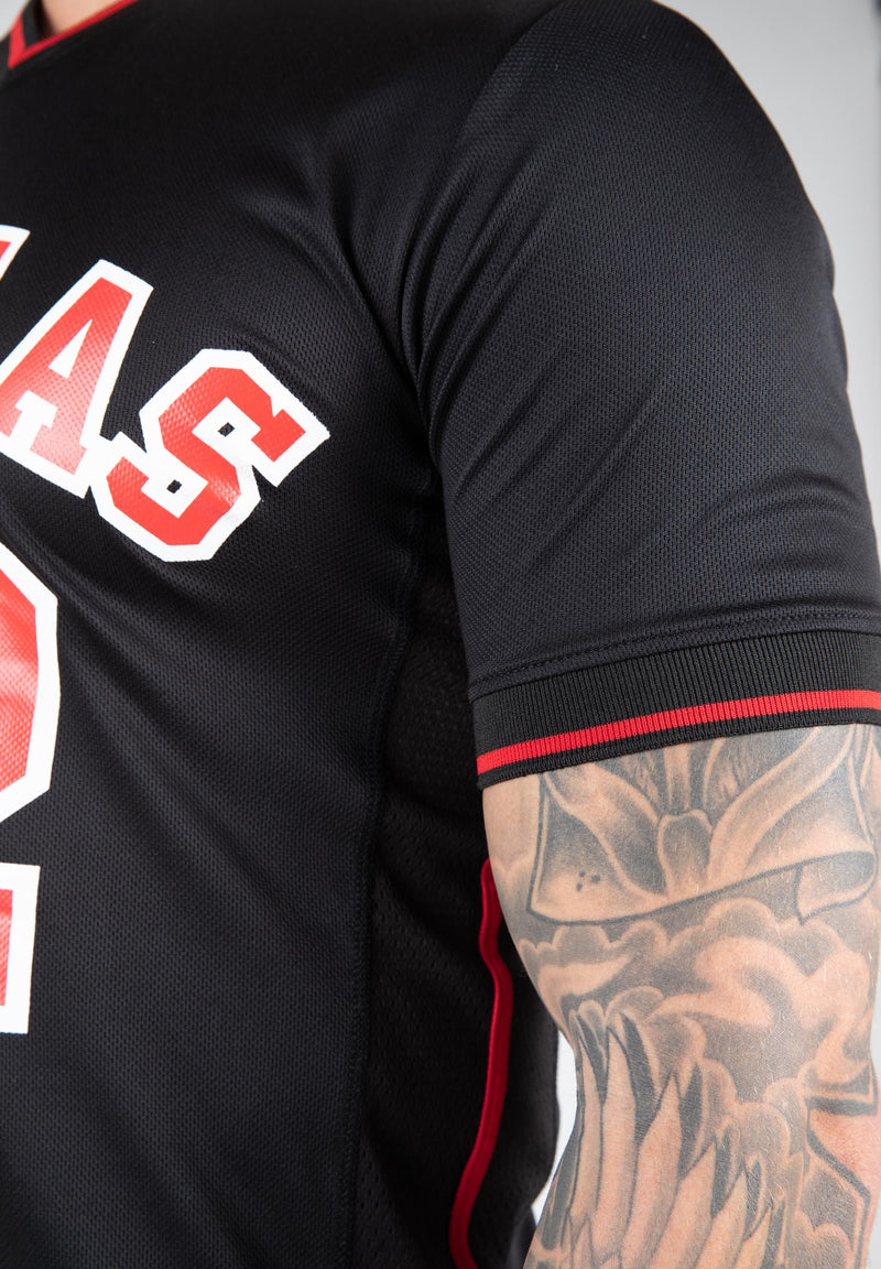Load image into Gallery viewer, San Mateo T-shirt - Black/Red
