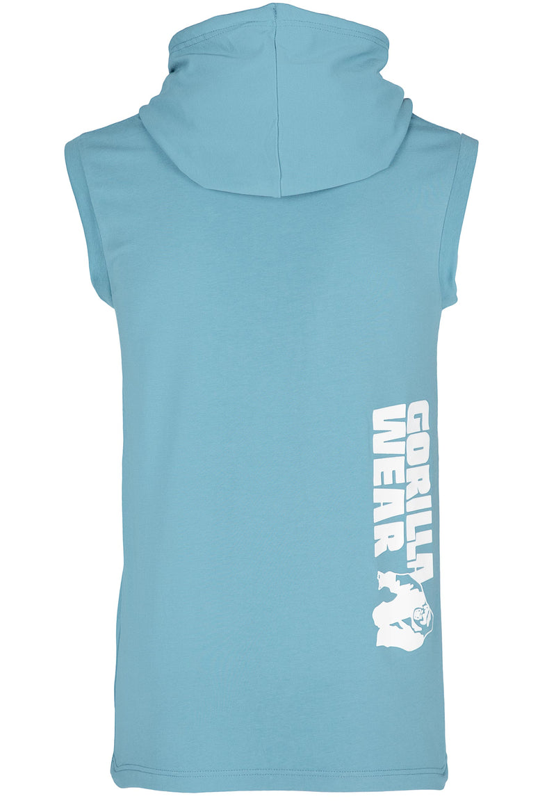 Load image into Gallery viewer, Oswego S/L Hooded T-shirt - Blue
