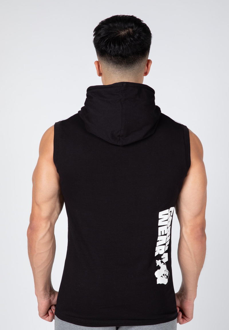 Load image into Gallery viewer, Oswego S/L Hooded T-shirt - Black
