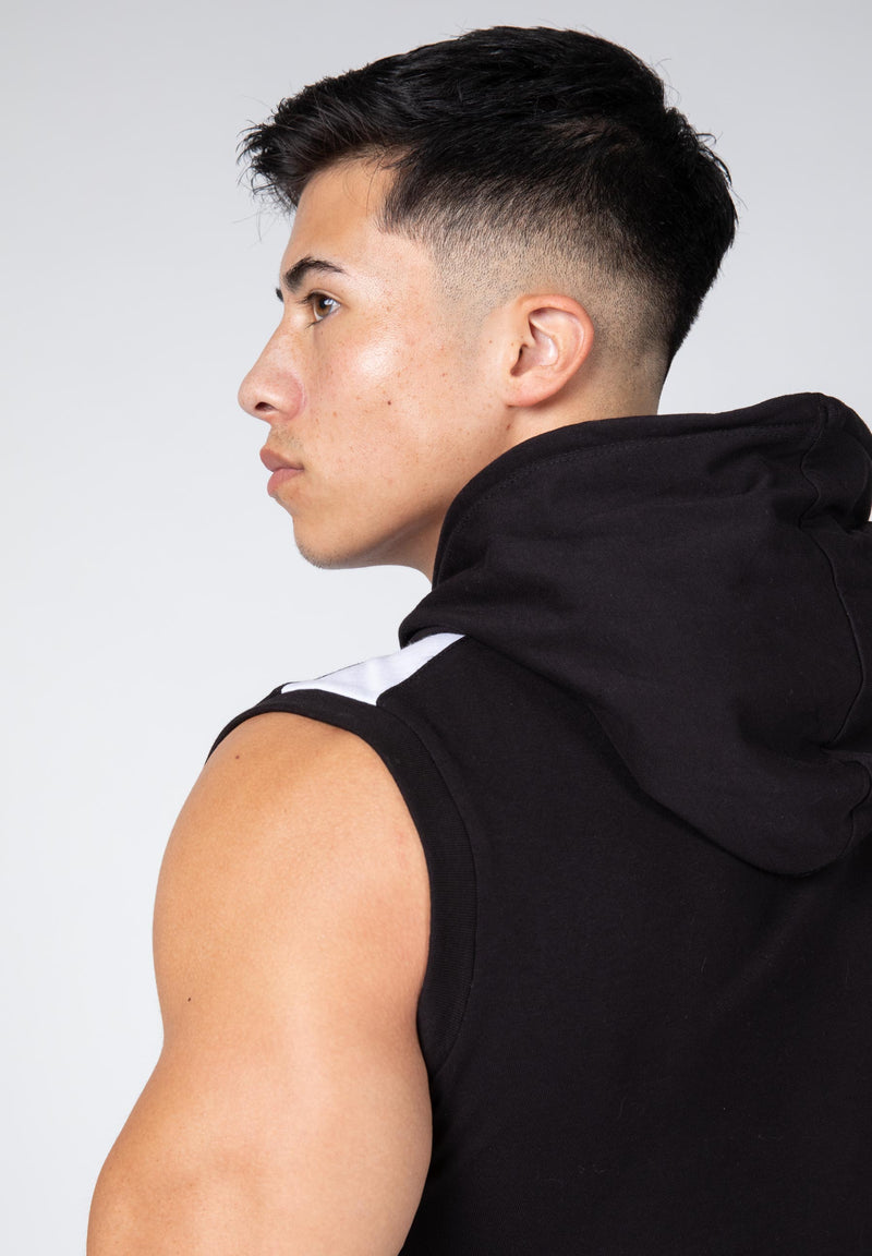 Load image into Gallery viewer, Oswego S/L Hooded T-shirt - Black
